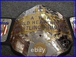 AWA INMATE Heavyweight Wrestling Championship Title Belt by TRB 2 Layer