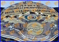 AWA WORLD HEAVYWEIGHT WRESTLING CHAMPIONSHIP TITLE BELT 4mm Thick Zinc Plated
