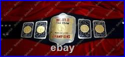 AWA WORLD TAG TEAM Wrestling Championship REPLICA belt 2mm zinc ADULT SIZE
