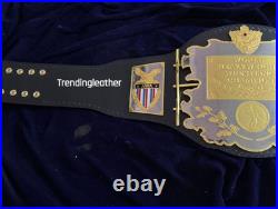 AWA World Heavy Weight Wrestling Championship Title Belt 2MM Zinc Adult Replica