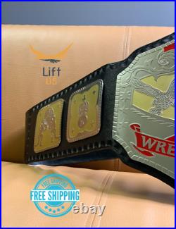 AWA World Tag Team Championship Replica Tittle Belt Brass 2MM Plates Adult Size
