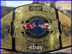 Aew Belt All Alite International World Championship Title Belt Replica Brass 2mm