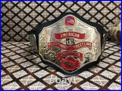 American HeavyWeight Champion Ship Title Belt Replica Brass Metal, Leather