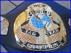 American Made RED's WCW World Tag Team Championship Real Wrestling Belt WWF WWE