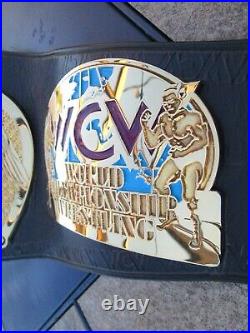 American Made RED's WCW World Tag Team Championship Real Wrestling Belt WWF WWE