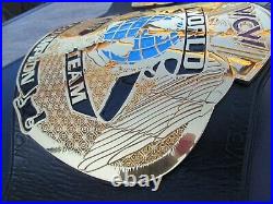 American Made RED's WCW World Tag Team Championship Real Wrestling Belt WWF WWE