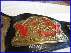 American Made WCW Cruiserweight Championship Real Wrestling Belt WWF WWE