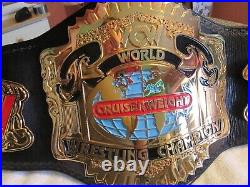 American Made WCW Cruiserweight Championship Real Wrestling Belt WWF WWE