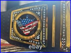 American Nightmare new undisputed championship belt wrestling title 2mm brass