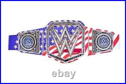American flag Championship Title Belt Black Replica Wrestling 2mm Brass Adult