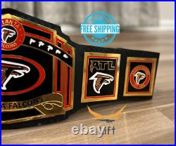 Atlanta Falcons Customize NFL Championship Belt Adult Size 2mm Brass