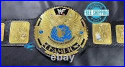 Attitude Era Big Eagle Championship Wrestling Belt Replica 4mm Brass Adult Size Attitude Era Big Eagle Championship Wrestling Belt Replica 4mm Brass Adult Size