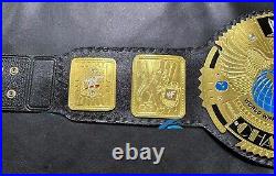 Attitude Era Big Eagle Championship Wrestling Belt Replica 4mm Brass Adult Size Attitude Era Big Eagle Championship Wrestling Belt Replica 4mm Brass Adult Size