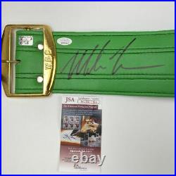 Autographed/Signed MIKE TYSON WBC Boxing Replica Championship Belt JSA COA Auto