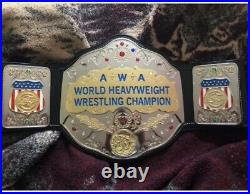 Awa World Heavyweight Wrestling Championship Belt (replica)