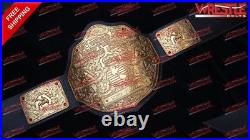 BIG GOLD World Heavy Weight Wrestling Championship Title Belt Replica Adult