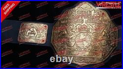 BIG GOLD World Heavy Weight Wrestling Championship Title Belt Replica Adult