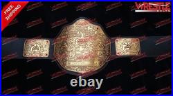 BIG GOLD World Heavy Weight Wrestling Championship Title Belt Replica Adult