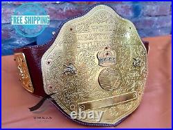 BIG GOLD World Heavyweight Championship Adult Replica Wrestling Belt 2mm Brass BIG GOLD World Heavyweight Championship Adult Replica Wrestling Belt 2mm Brass