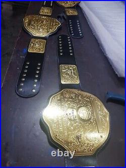 BIG GOLD World Heavyweight Championship Adult Replica Wrestling Belt 2mm Brass
