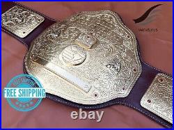 BIG GOLD World Heavyweight Championship Adult Replica Wrestling Belt 2mm Brass BIG GOLD World Heavyweight Championship Adult Replica Wrestling Belt 2mm Brass