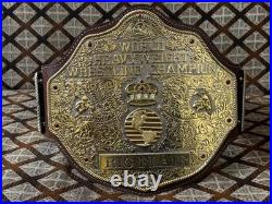 BIG GOLD World Heavyweight Championship Replica Dual Plated Tittle Belt 5mm