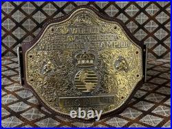 BIG GOLD World Heavyweight Championship Replica Dual Plated Tittle Belt 5mm