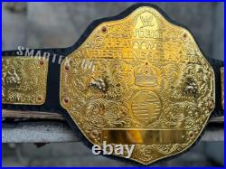 BIG GOLD World Heavyweight Championship Replica Tittle Belt 2MM Brass Adult Size