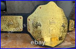BIG GOLD World Heavyweight Championship Replica Tittle Belt 2MM Brass Adult Size