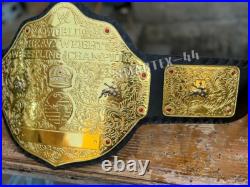 BIG GOLD World Heavyweight Championship Replica Tittle Belt 2MM Brass Adult Size