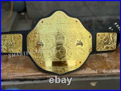 BIG GOLD World Heavyweight Championship Replica Tittle Belt 2MM Brass Adult Size