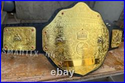 BIG GOLD World Heavyweight Championship Replica Tittle Belt 2MM Brass Adult Size