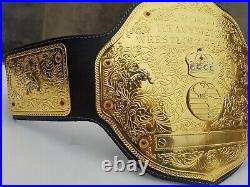 BIG GOLD World Heavyweight Championship Replica Tittle Belt Adult 2MM BrassPlate