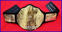 BIG GOLD World Heavyweight Championship Replica Tittle Belt Adult 2MM Brass