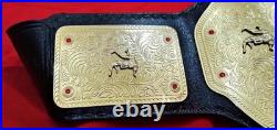 BIG GOLD World Heavyweight Championship Replica Tittle Belt Adult 2MM Brass