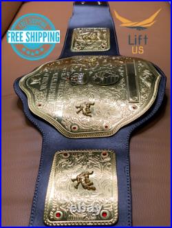 BIG GOLD World Heavyweight Championship Replica Tittle Belt Adult 2MM Brass