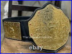 BIG GOLD World Heavyweight Championship Replica Tittle Belt Adult 4MM NEW