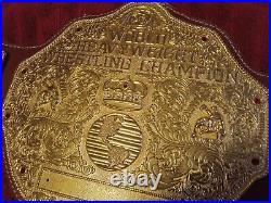 BIG GOLD World Heavyweight Championship Replica Tittle Belt Adult 4MM die-casted