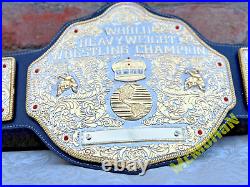 BIG GOLD World Heavyweight Championship Replica Tittle Belt Adult 6MM DieCasting