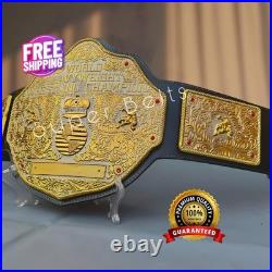 BIG GOLD World Heavyweight Championship Replica Tittle Belt Adult 6MM DieCasting