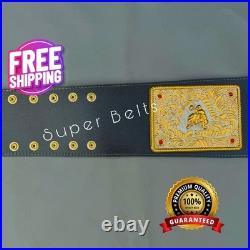 BIG GOLD World Heavyweight Championship Replica Tittle Belt Adult 6MM DieCasting