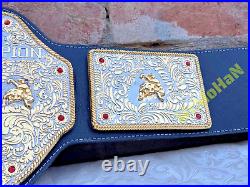 BIG GOLD World Heavyweight Championship Replica Tittle Belt Adult 6MM DieCasting