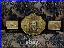 BIG GOLD World Heavyweight Championship Replica Tittle Belt Adult 6MM DieCasting