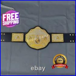 BIG GOLD World Heavyweight Championship Replica Tittle Belt Adult 6MM DieCasting