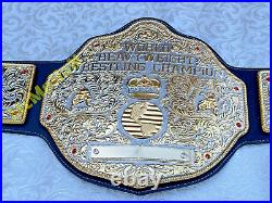 BIG GOLD World Heavyweight Championship Replica Tittle Belt Adult 6MM DieCasting