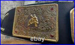 BIG GOLD World Heavyweight Championship Replica Tittle Belt Adult 6MM Zinc NEW
