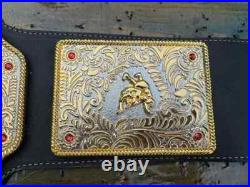 BIG GOLD World Heavyweight Championship Replica Tittle Belt Adult 6MM Zinc NEW