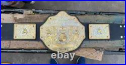 BIG GOLD World Heavyweight Championship Replica Tittle Belt Adult 6MM Zinc NEW