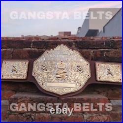 BIG GOLD World Heavyweight Championship Replica Tittle Belt Adult DieCasting