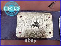 BIG GOLD Wrestling World Heavy weight Championship Replica Tittle Belt 4MM Brown
